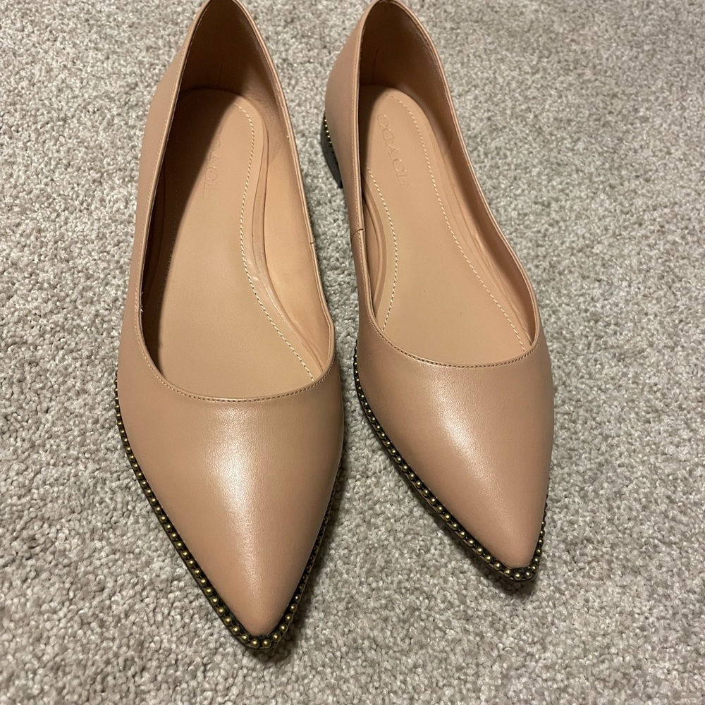 Coach Leather Flats